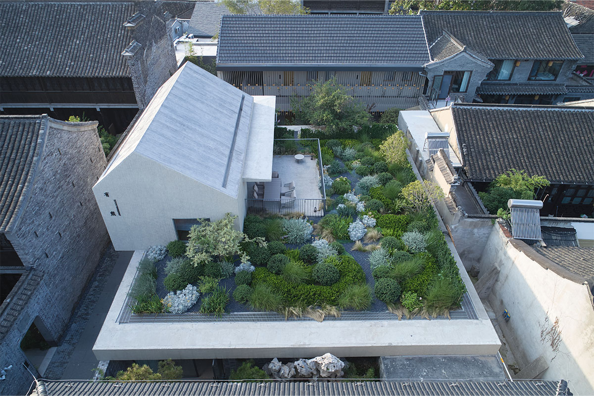 扬州有熊酒店屋顶花园